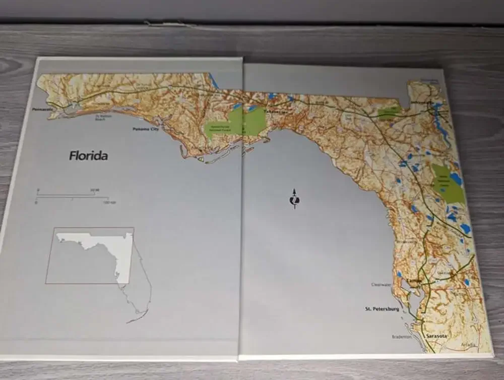 Vintage RV Backroads Florida Hardcover Book